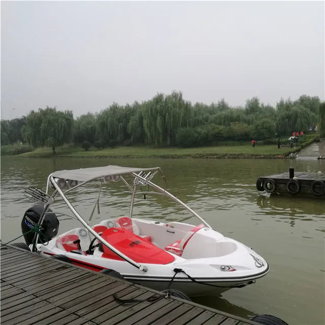 China Small Fiberglass Speed Boat for 4 Passengers