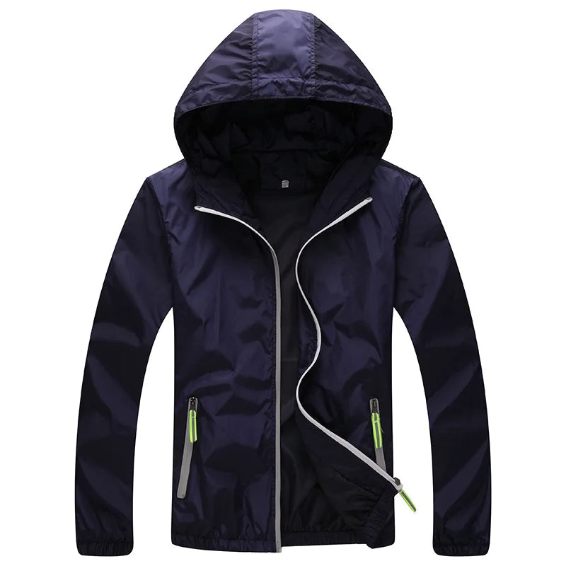 Spring Men/Women Thin 3M Reflective Jacket Ultra-light Men Waterproof Outwear Windbreaker Coat Veste Homme Softshell Coats
