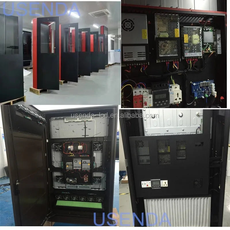65 Inch 3000nits Sunlight Readable Outdoor Free Standing Large Advertising TV Totem Digital Signage and Displays