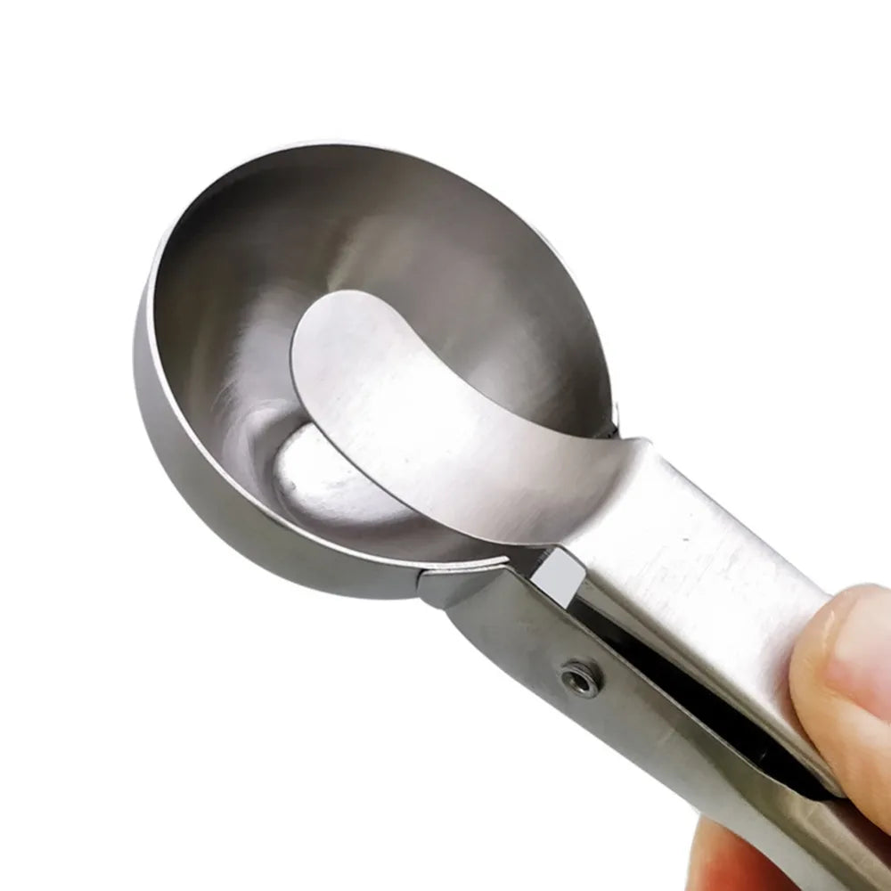 Ice Cream Scoops Stacks Stainless Steel Fruit Digger Non-Stick Spoon Tool Ice Cream Ball Maker Kitchen Tools for Watermelon Cake