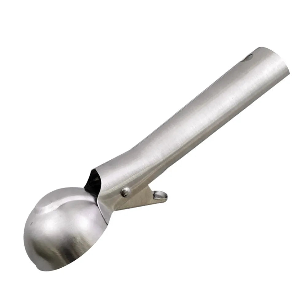 Ice Cream Scoops Stacks Stainless Steel Fruit Digger Non-Stick Spoon Tool Ice Cream Ball Maker Kitchen Tools for Watermelon Cake