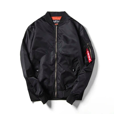 DIMUSI Autumn Bomber Jackets Men Air Force One jacket jaqueta mens causal Amry Pilot bomber jacket polo Jackets mens Clothing