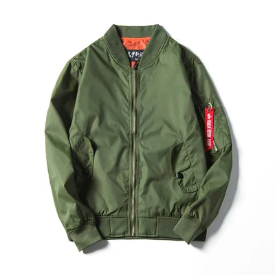 DIMUSI Autumn Bomber Jackets Men Air Force One jacket jaqueta mens causal Amry Pilot bomber jacket polo Jackets mens Clothing