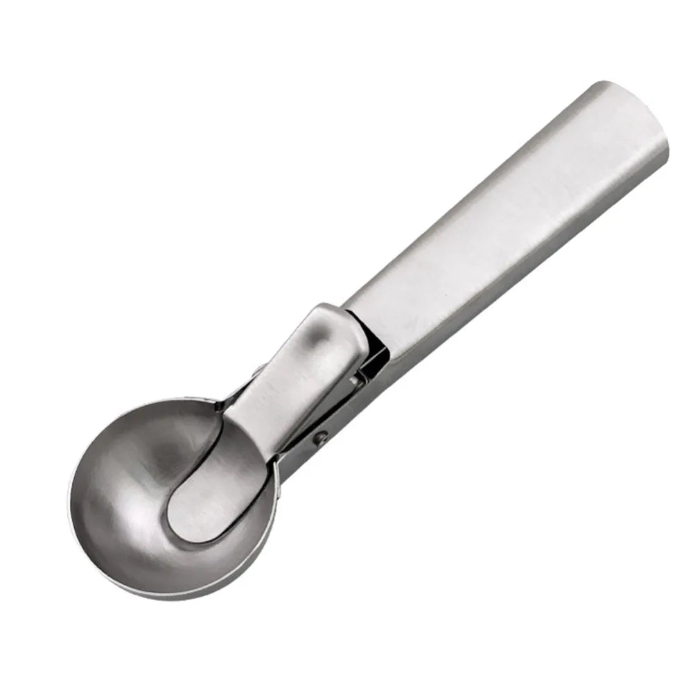 Ice Cream Scoops Stacks Stainless Steel Fruit Digger Non-Stick Spoon Tool Ice Cream Ball Maker Kitchen Tools for Watermelon Cake