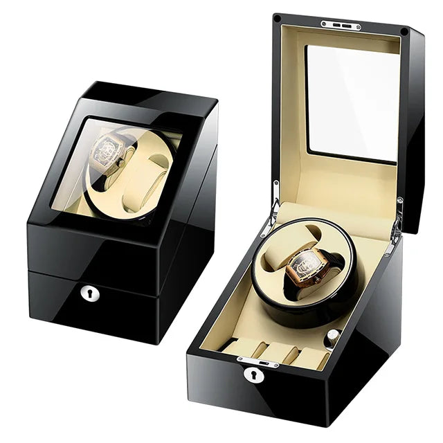 2+3 Travel Best Boxy Moving Watch Rotator Box Battery Automatic Watch Holder Clock Self Winding Watch Winder Box