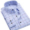 6207-XUJO-men Long Sleeve Shirts Retailer Special Men Clothing Classic Print Youth Slim Shirt