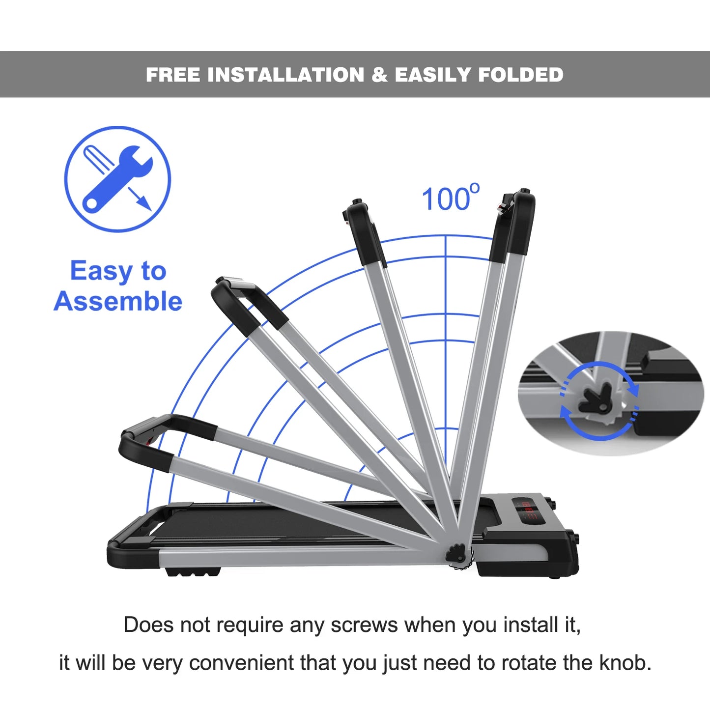 Home Sturdy Durable Under Desk Treadmill Designed Walking Pad Machine Price Treadmill Fitness Equipment Treadmill