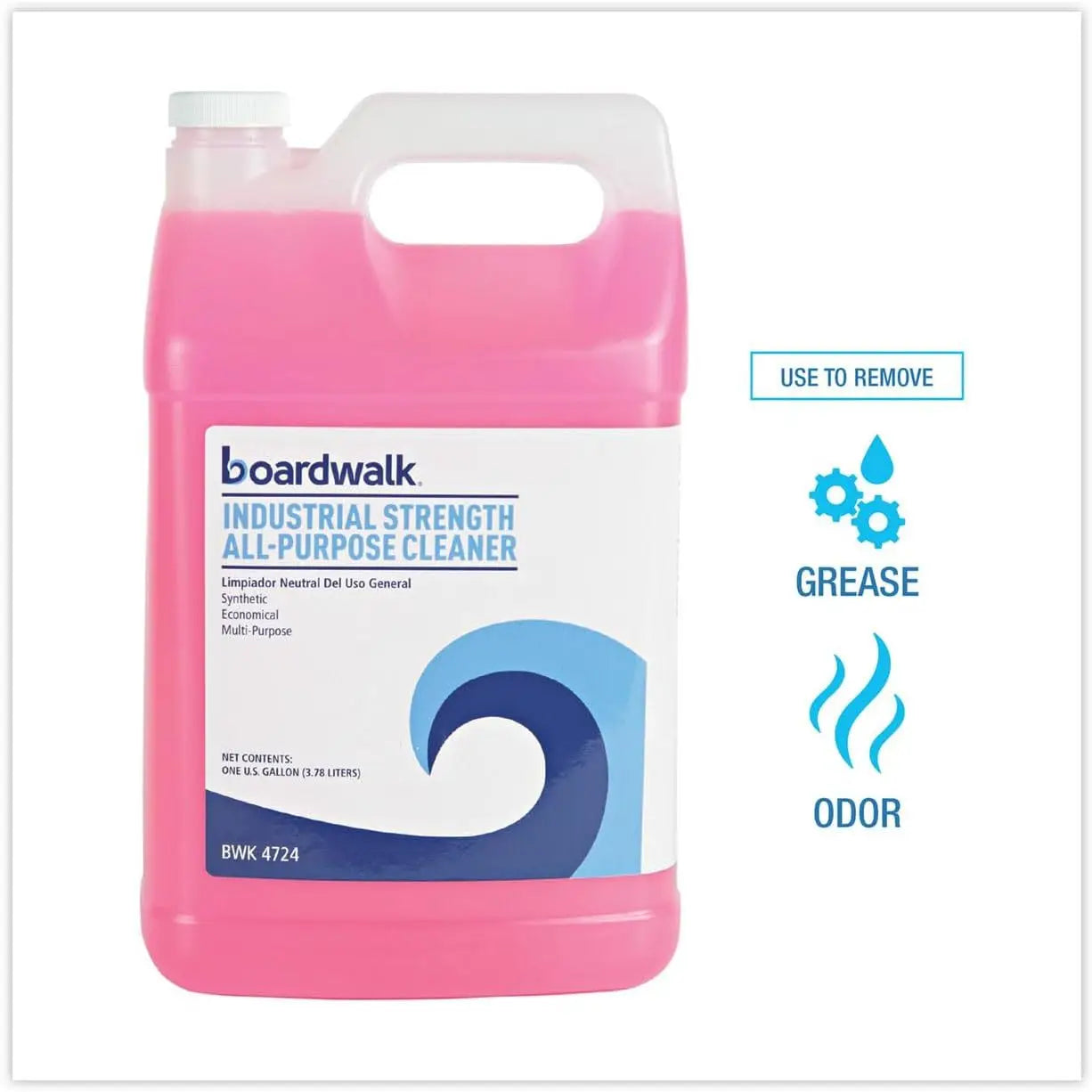 Boardwalk Industrial Strength Unscented All-Purpose Cleaner 1 Gal Bottle Per Carton for Commercial Cleaning Needs B07Q3HF2MM
