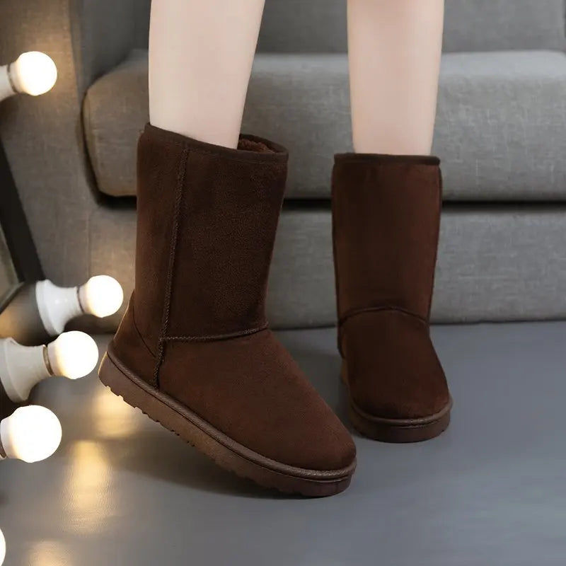Women's Shoes 2021 Winter New Women Snow Boots Ladies High Quality Warm Australia Boots Set Foot Boots for Women Botas Mujer