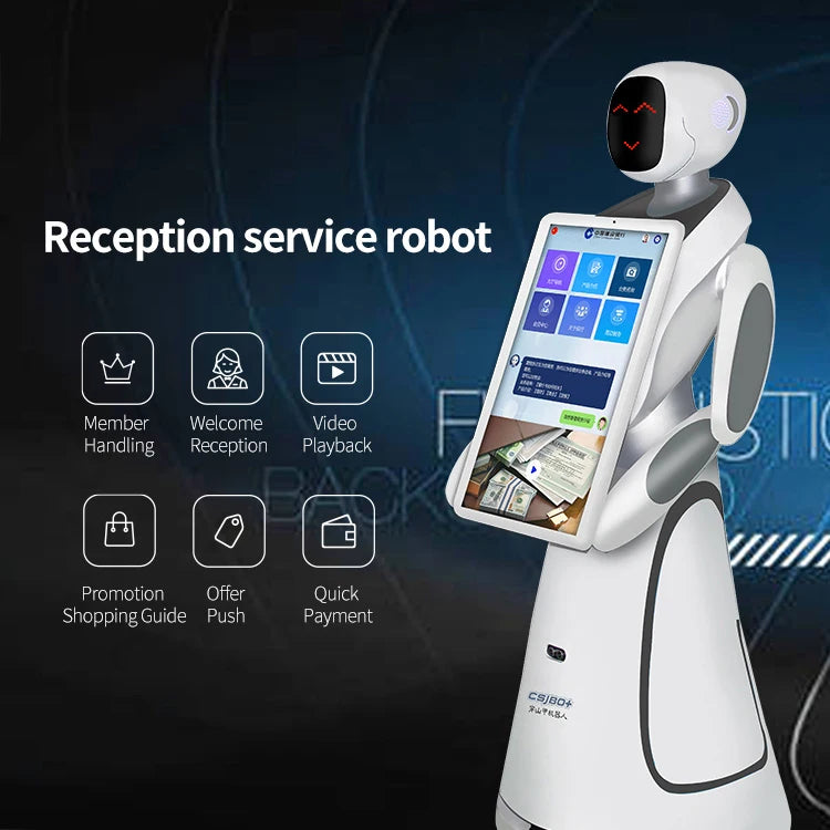 Intelligent Interaction Hotel Robot Reception Commercial Reception Robots Marketing Assistant AI for Advertising