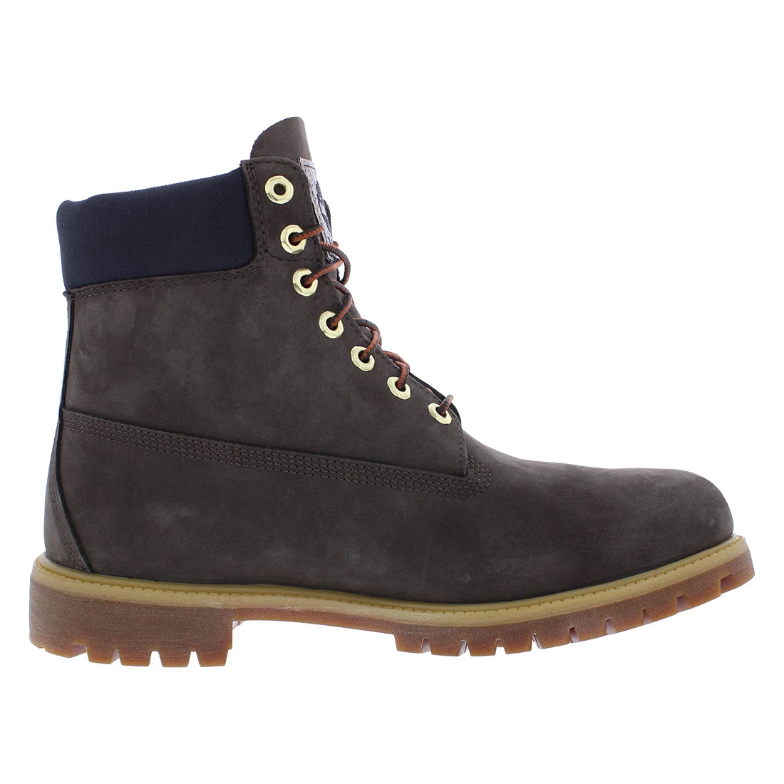 Timberland 6 Inch Premium Mens Shoes Color: Dark Brown/Nubuck/Black | 100% Authentic
