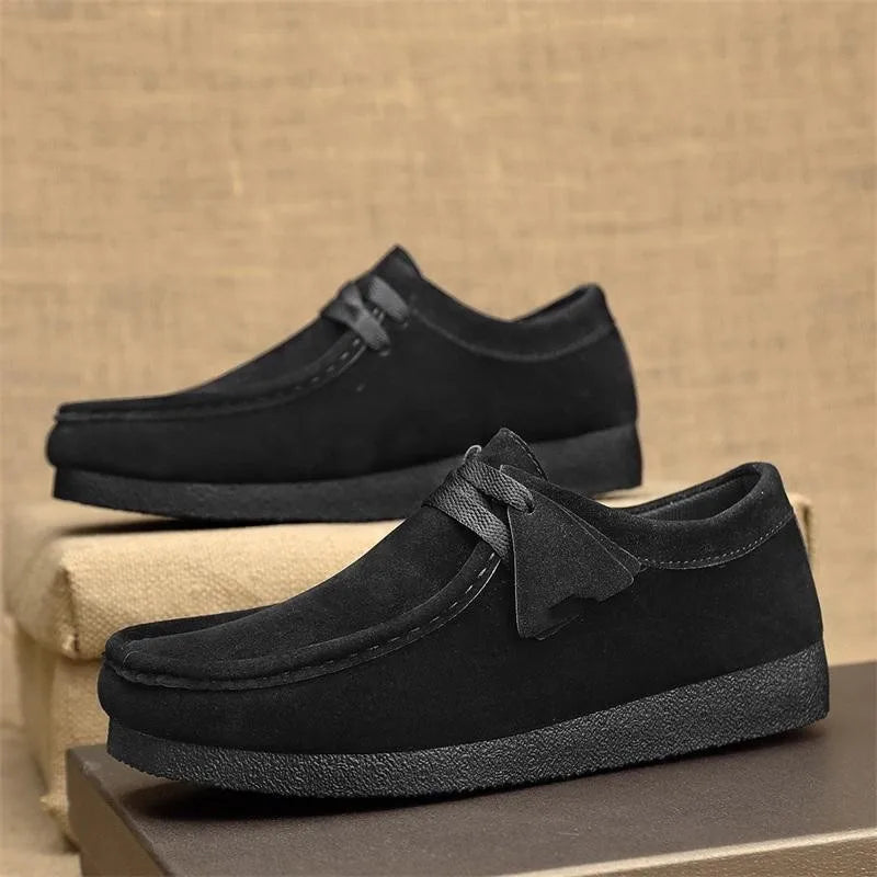 Men's Trendy British Casual Sports Flat Comfortable Shoes Soft Sole Casual Shoes for Men