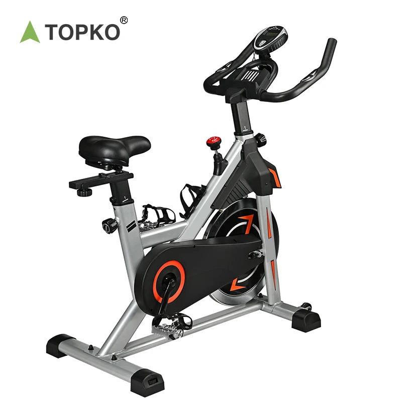 TOPKO US Warehouse Comfortable Seat Cushion Spinning Bike for Home and Gym Workout Women/men Body Strengthening