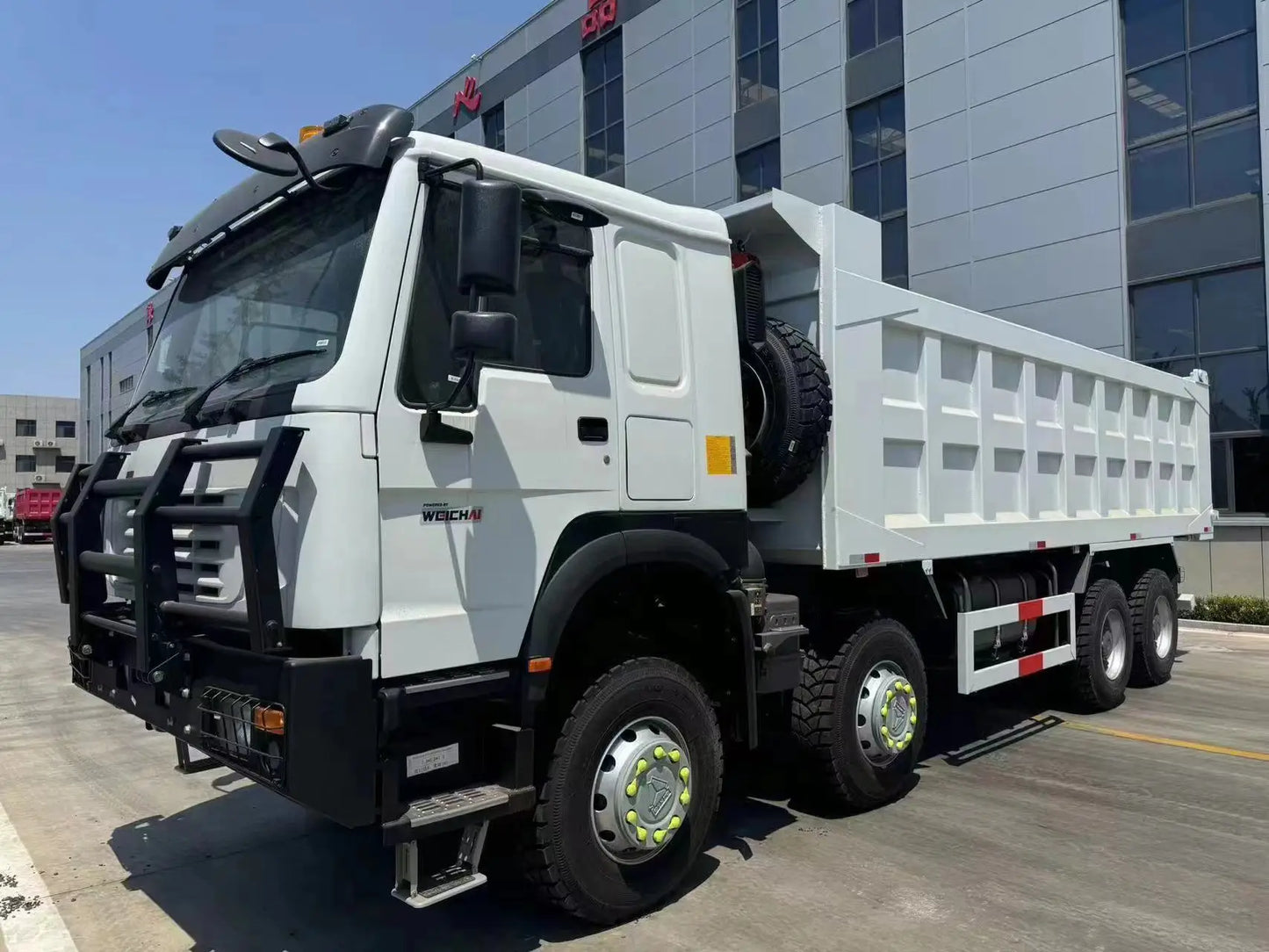 In Stock Now New Sinotruk HOWO 8x4 Dump Truck | 12 Wheels & 371HP Diesel Engine | Ready for Heavy Hauling