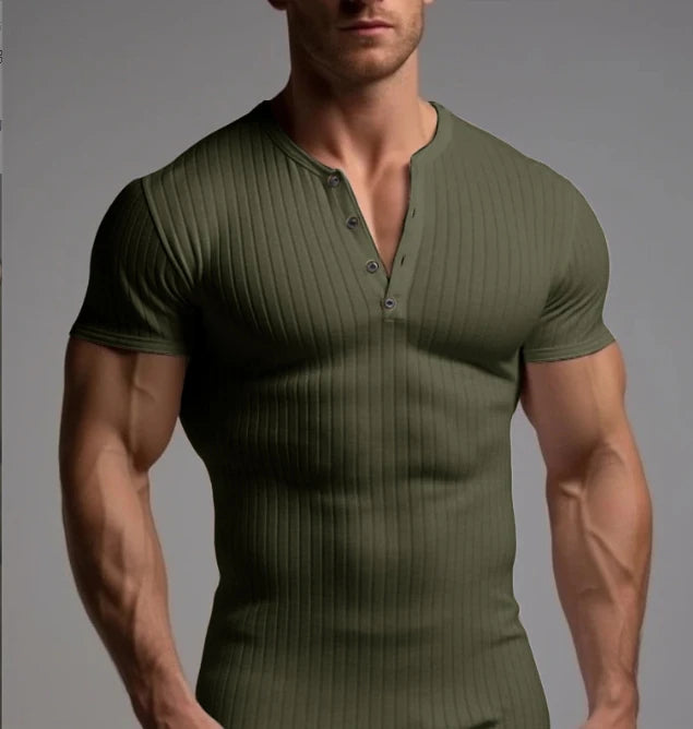 Hot New Men's Henley Custom Graphic Logo T-Shirt Plain Cotton T-Shirt Designs With Sublimation Print Manufacturer's Camiseta T-S