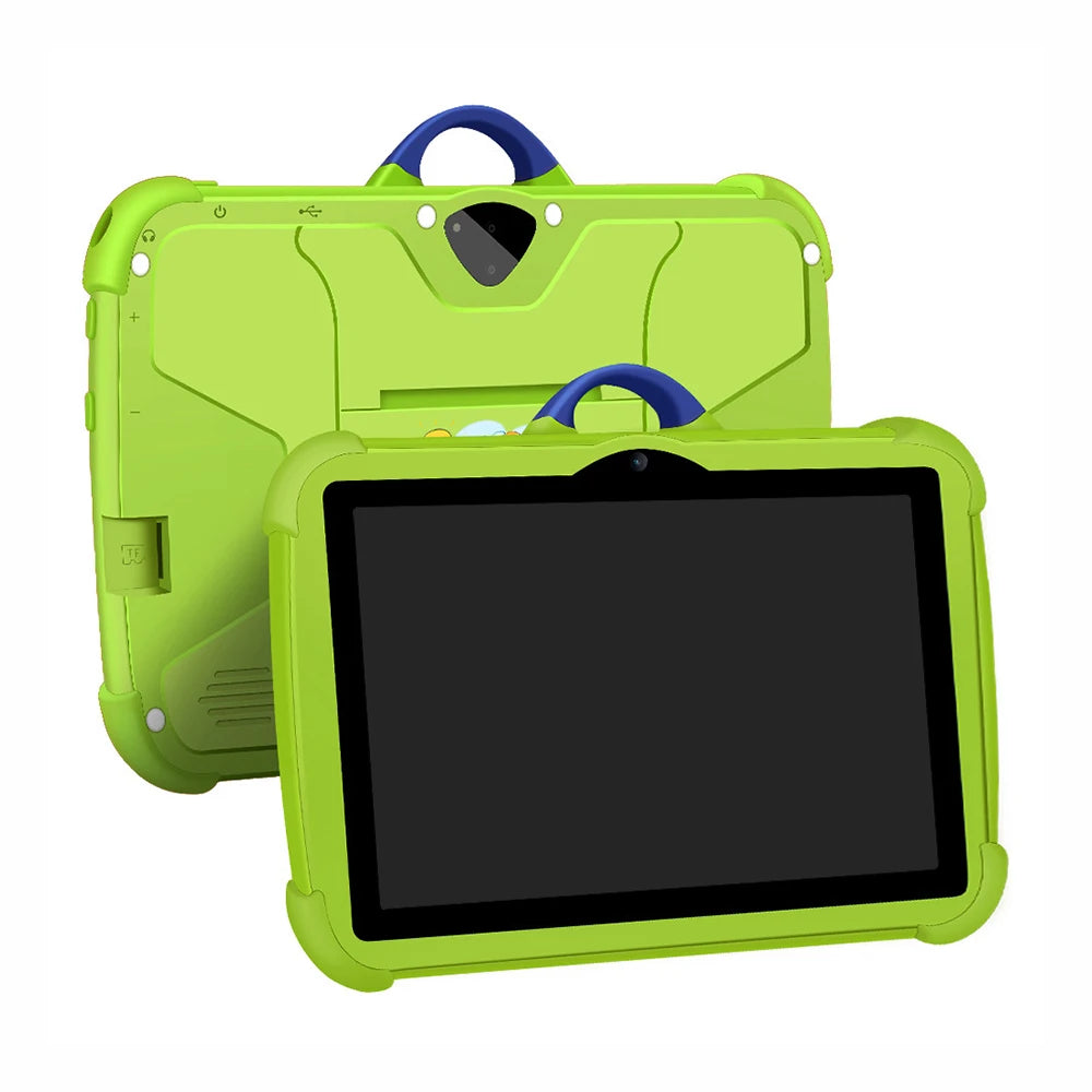 Kids 7 Inch Android Tablet 2GB+32GB for Toddler Parent Control Children WiFi Educational Tablet Pc With Kid-Proof Case