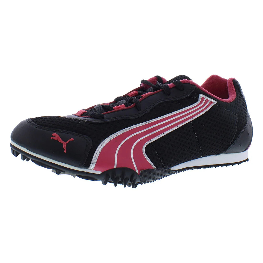 For Complete Feline II Women's Track Field Shoes Black/Claret Red/ Silver Color Scheme | 100% Authentic Model MSS-18353304