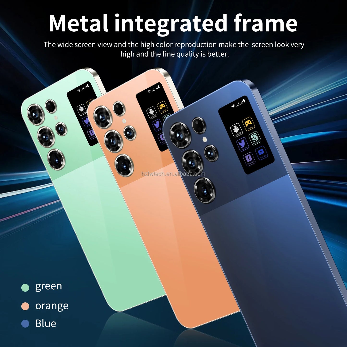 S26 Ultra Phone Global Version Mobile Phone 16GB Android 14 Cellphones Unlocked Smartphone