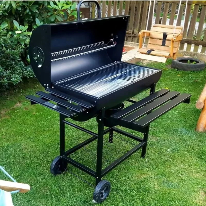 Barbecue Bbq Grill Outdoor Bbq Kitchen Smoker Bbq Shed Tool Churrasqueira Portati a Charbon Stainle Steel Barbecue Grill a Legna