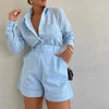 New High Quality Casual 2 Piece Set Women Puff Sleeve Top and Elastic Waist Slim Shorts Set Jogging Set