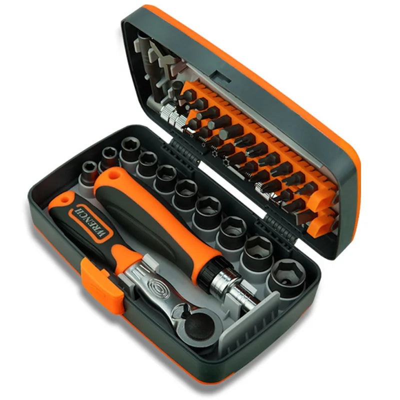 Labor-Saving Ratchet Screwdriver Set Household Combination Toolbox Hardware Magnetic Screw Driver Kit Bits Torx Screwdrivers