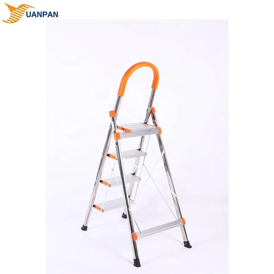 2024 Factory Stock Aluminum Folding Safe Ladder for House and Garden Tools Set
