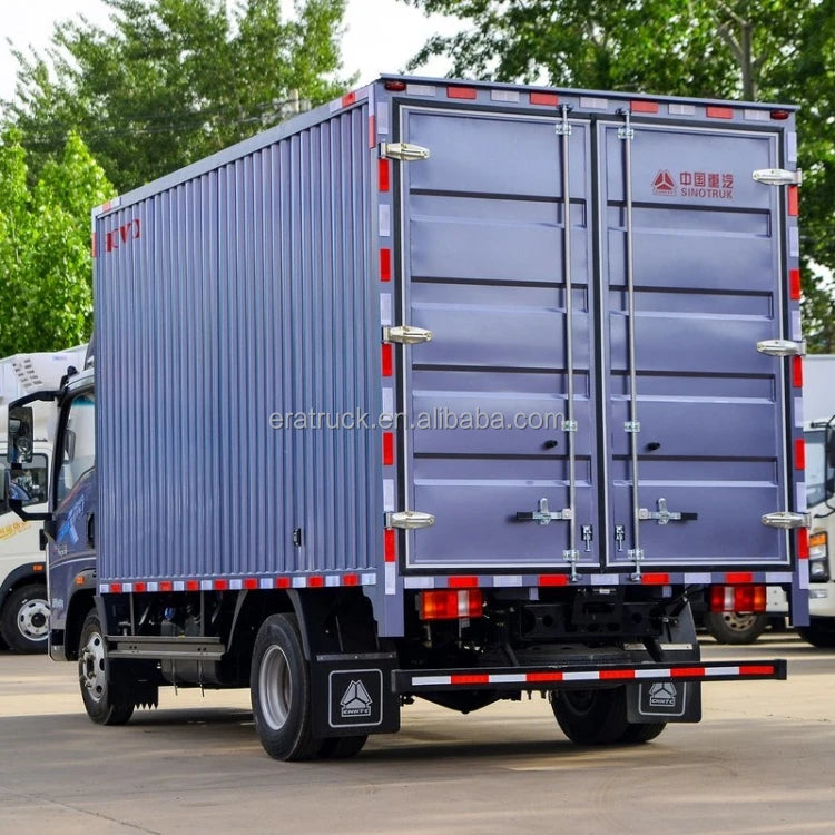 Chinese Manufacture 4X2 10Tons Light Cargo Truck Van Box Cargo Truck 4X2 6*2 4*4 Light Duty HOWO Cargo Truck for Sale