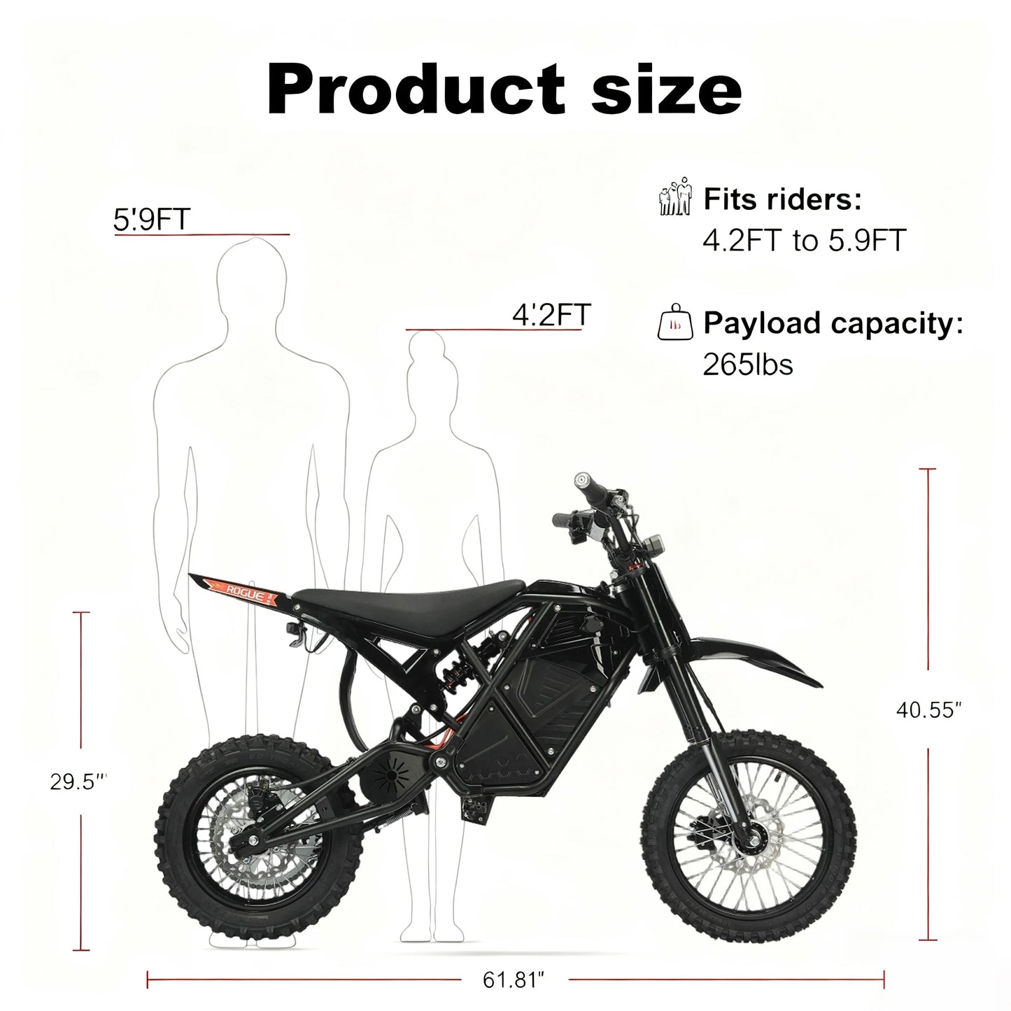 Fast Delivery Rtr Ebike Electric Off-road Motorcycle 2000W Powerful Motor Electric Dirt Bike