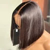10 12 14 16 Inch Frontal Wig SDD Raw Vietnamese Bone Straight Human Hair 5x5 13x4 Transparent Lace Front Short Bob Wigs Factory