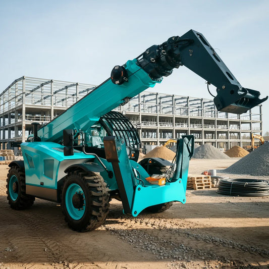 Telescopic Agricultural Diesel Loader for Material Handling | 7m/14m/18m Lifting Height | Cab-Equipped Telehandler Forklift