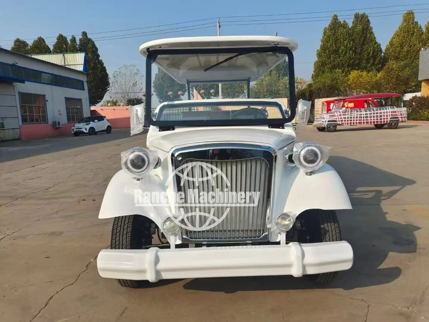 72v100ah 4KW Battery Powered Old Retro Golf Cart Buggy Antique Sightseeing Electric Vintage Classic Car