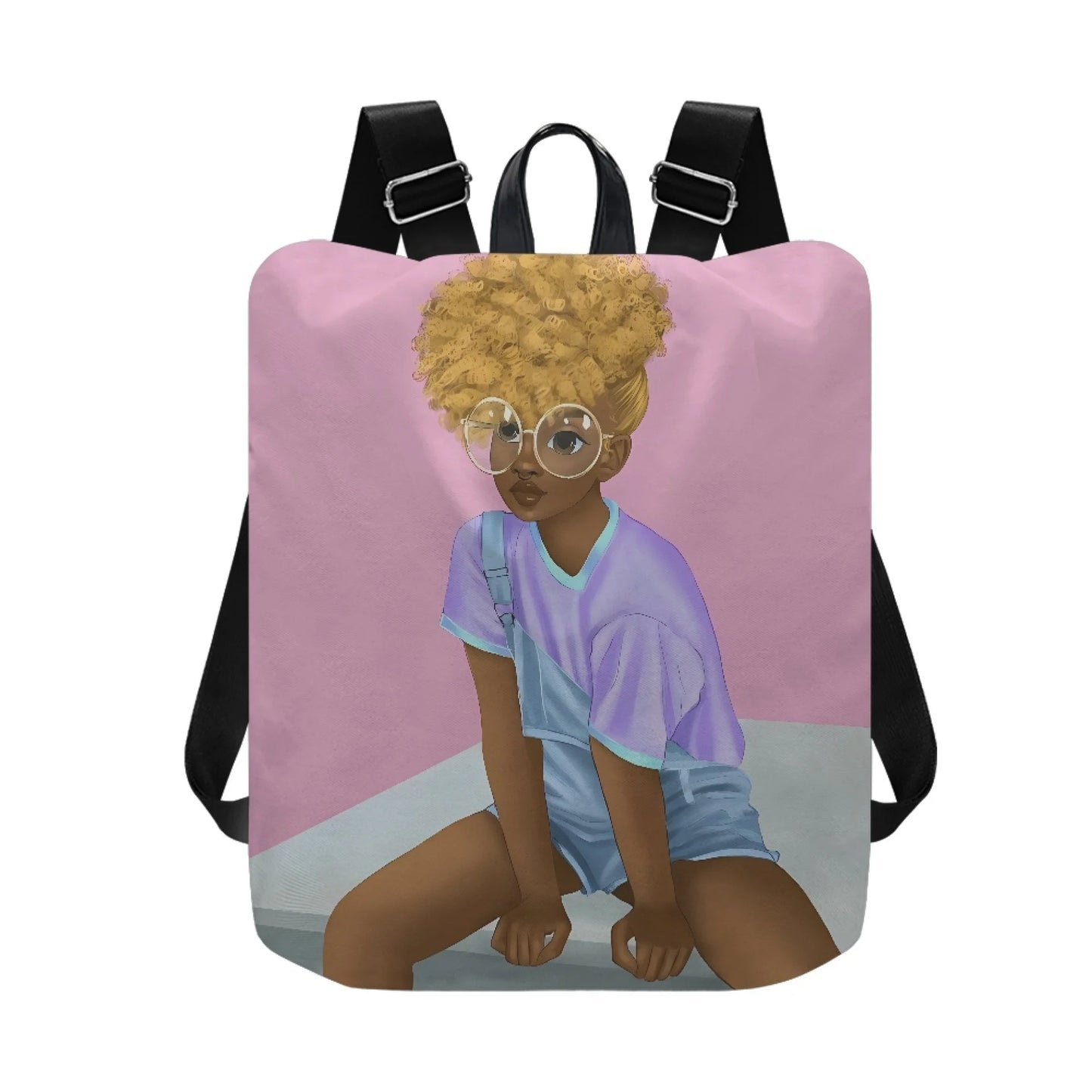 Latest African Girl Printed Backpack for Women Water-resistant College Backpack Girls Kids Bookbags Travel Casual Backpack Bag