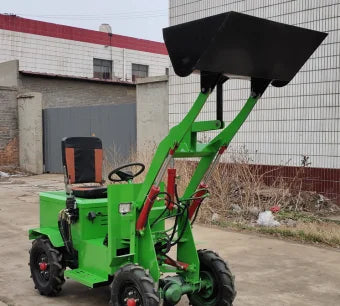 Electric Small Forklift Backhoe Front End Skid Steer Wheel Loader Bucket From Farm Garden Orchard Home Use