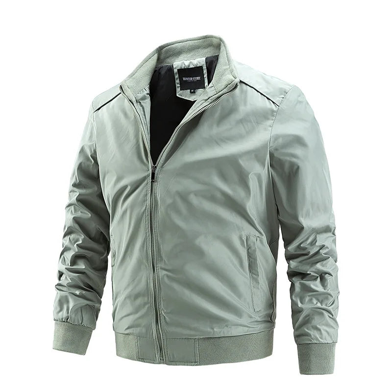 Spring Autumn Jacket Men Casual Coat Men Jacket Outdoors Fashion Zipper Jacket Men Clothing Big Size