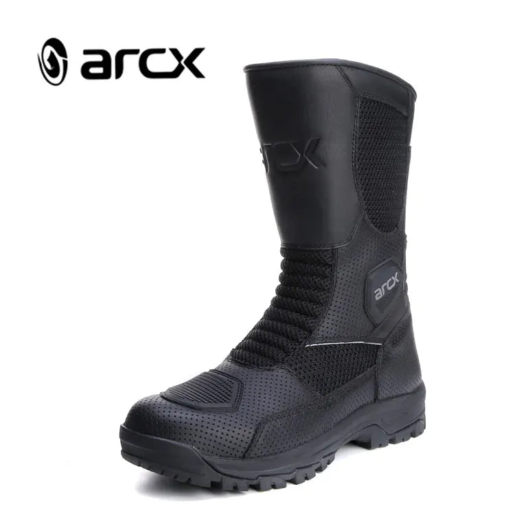 ARCX 2020 NEW  Style ARCX Men Lightweight Breathable Summer Riding Adventure Boots Cool Summer Motorcycle  Boots