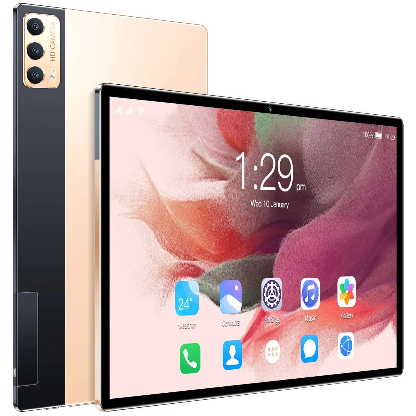 OEM X11 Pro 10.1 Inch Android Tablet Pc 8GB+256GB HD Android  MTK Processor CDMA Support for Phone Calls for Entertainment
