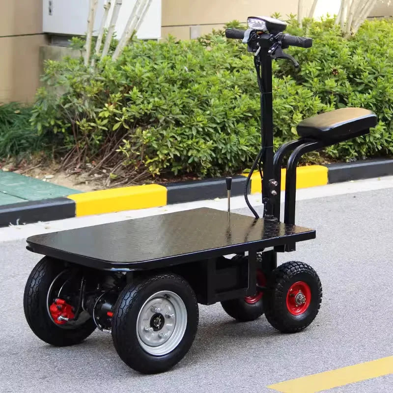 4WD Industria Following  Robot Automatic Human Following Cart for Heavy Loads