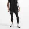 Custom Logo Mens 2 in 1 Jogger Running Pants New Stretch Gym Workout Skinny Fitness Track Pants With Compression Liner