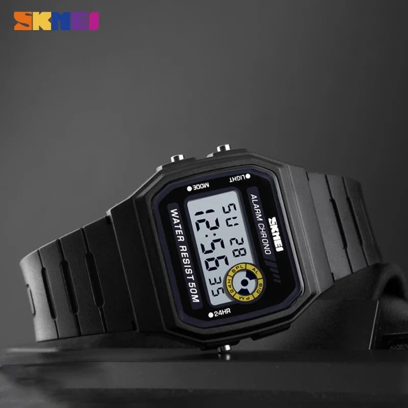 Skmei 1413 Auto Date Watch Sport Led Display Digital Watches Relogio Digit Week Display Watch Electronic Wristwatches