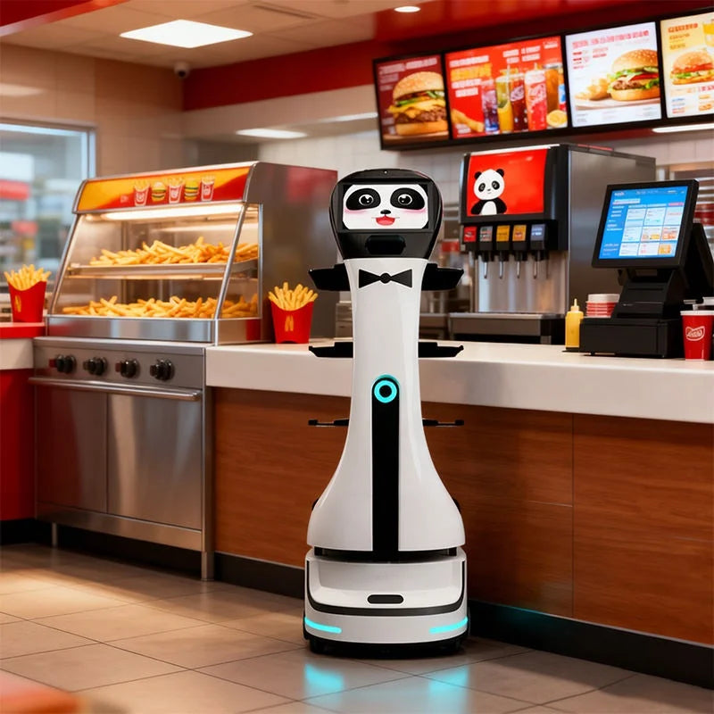 Robot Waiter for Sale Save Labor Smart Food Servant Human Robot Self Driving Waiter Robot