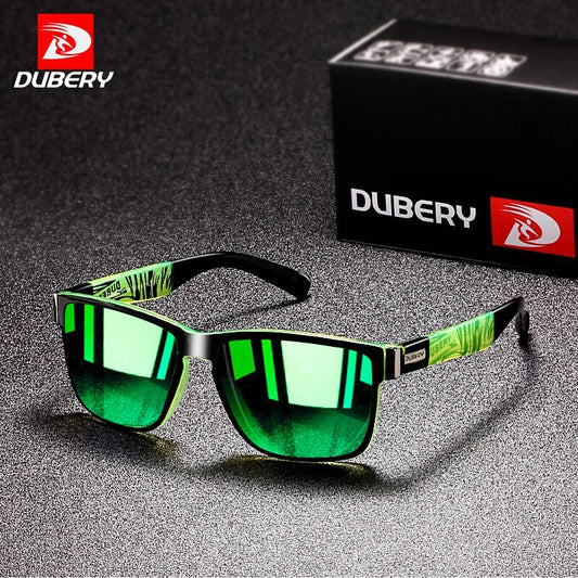 DUBERY Brand D518 Classic Sports Polarized Sun Glasses Men Women Wholesale Custom logo Square Lens SunGlasses