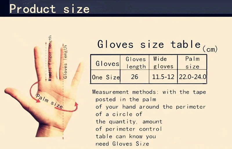 Sheepskin Fur Gloves Men's Thick Winter Warm Large Size Outdoor Windproof Cold Hand Stitching Sewn Leather Finger Gloves