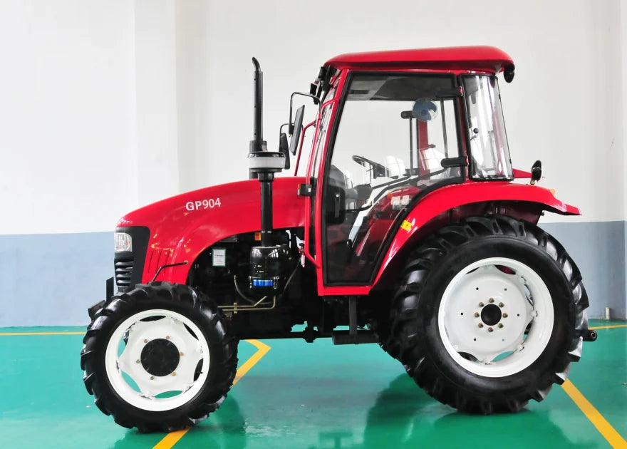 GP 55hp-100hp Agricultural Tractor with 7.5-16 Tires 4WD and 2WD Wheels Diesel Engine Pump and Motor Mini 4x4 Farm Tractor