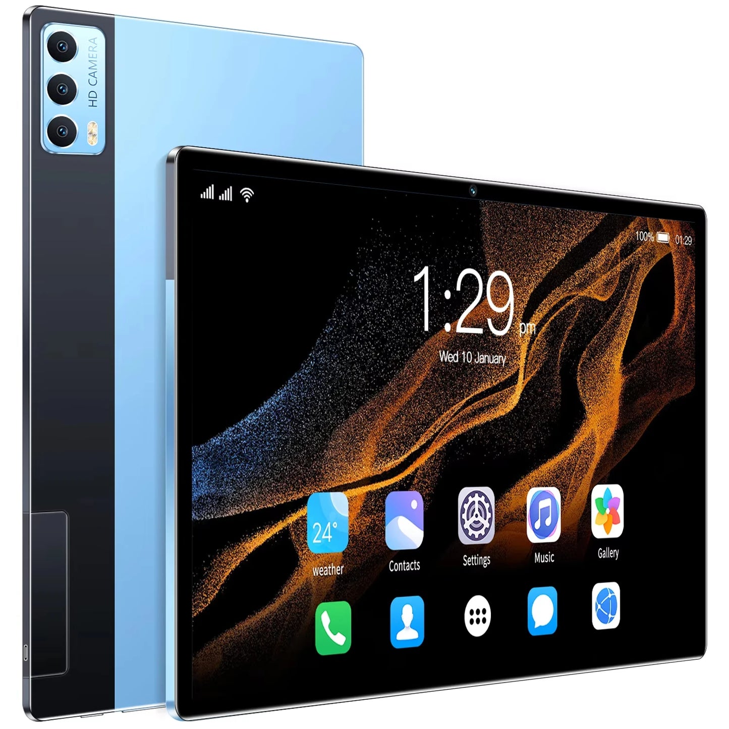 OEM X11 Pro 10.1 Inch Android Tablet Pc 8GB+256GB HD Android  MTK Processor CDMA Support for Phone Calls for Entertainment