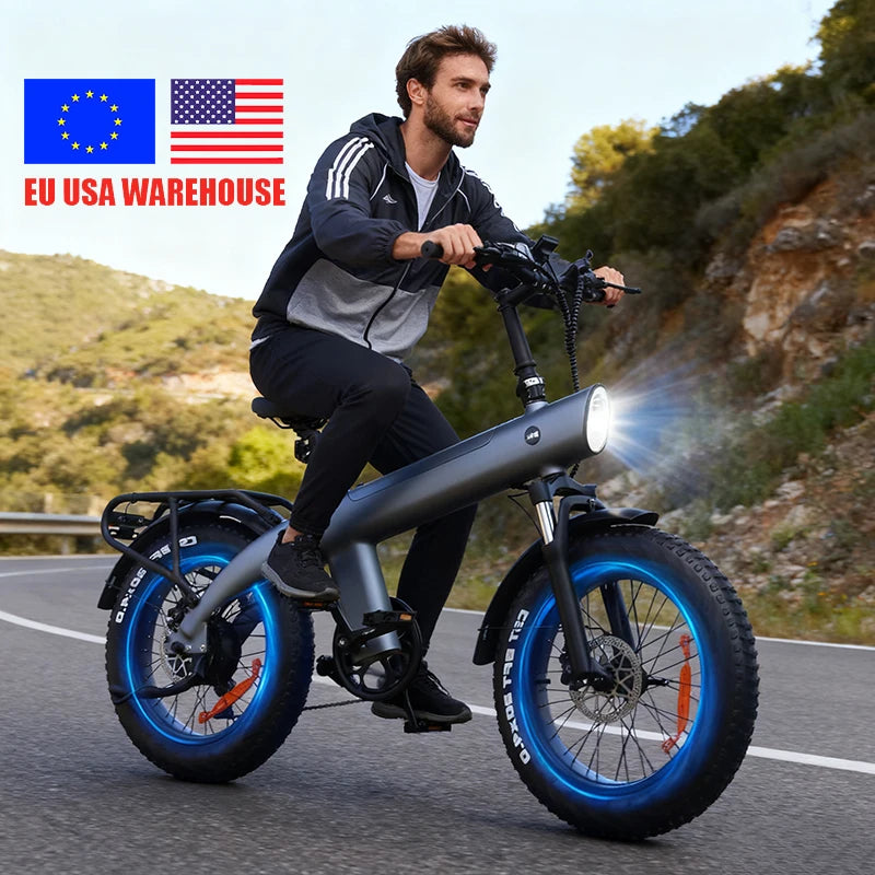 2025 NEW Q3 E-bicycle Bikes Mountain E-bike 20inch Fat Tire Fatbike 750w Ebike Bicycle Electrica Electric City Bike for Sale