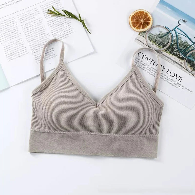 Women's Tube Tops Brassiere Women's Sports Bra Push Up Underwear Tops Seamless Sports Top Sexy Lingerie Female Tops Girl Bra