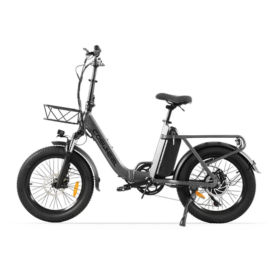 US Stock COSWHEEL Y20L Torque Sensor E Bike Folding Electric Bike Step Through Foldable Electric Bike