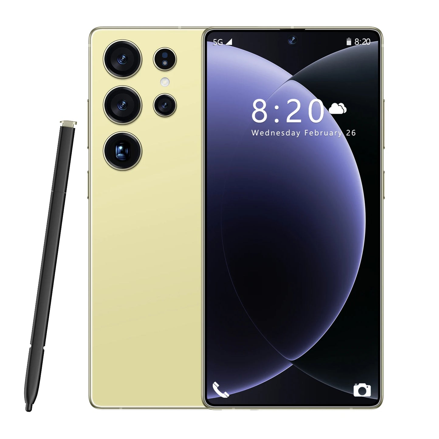 Brand New Unlocked 5G S26 Ultra 5G Smartphone 16GB+1TB 7.3 Inch HD 72+108MP Beauty Camera Android 14 Dual Card CDMA Gaming Phone