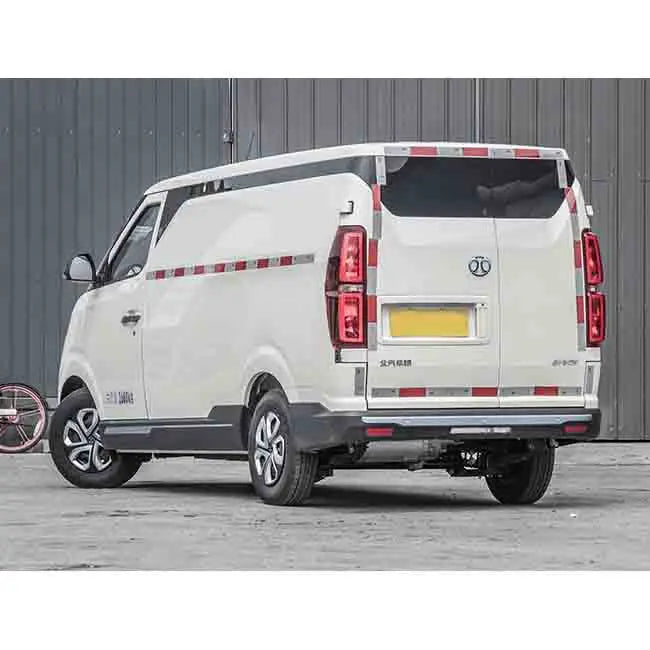 2 Seats New Design 4 Wheel Electric Cargo Truck Cargo Van Baic Ev5 Electric Delivery Van