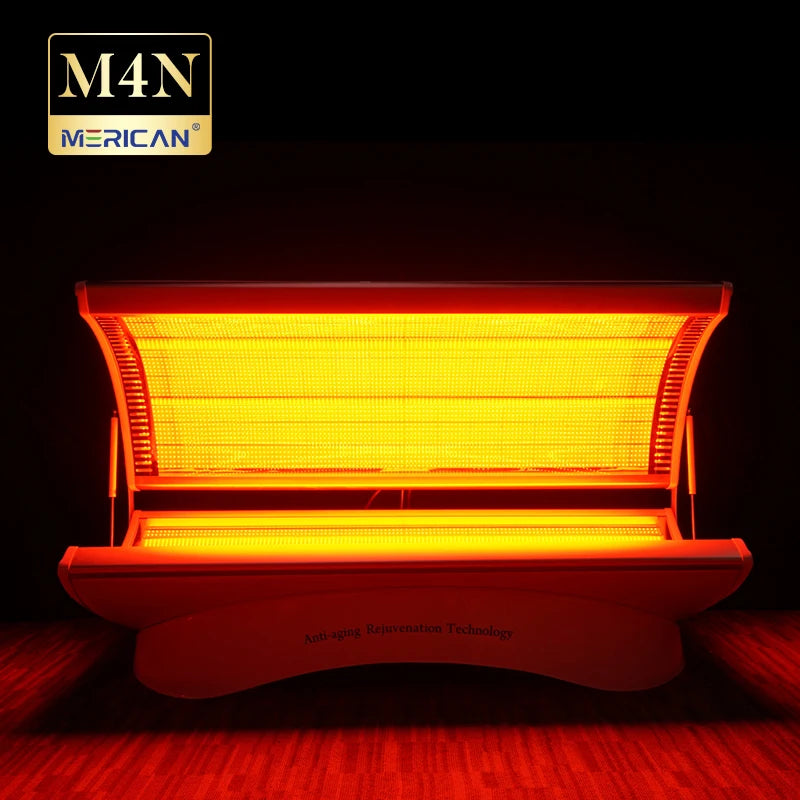 Merican PDT Beauty Light Therapy Bed Red Led Professionnel Beauty Machine Full Body Red Light Therapy 660nm 850nm Bed